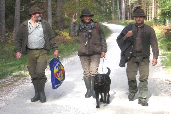 Jagdliche Brauchbarkeitsprüfung mit Schweiß, Bleiburg, 09.10.2016